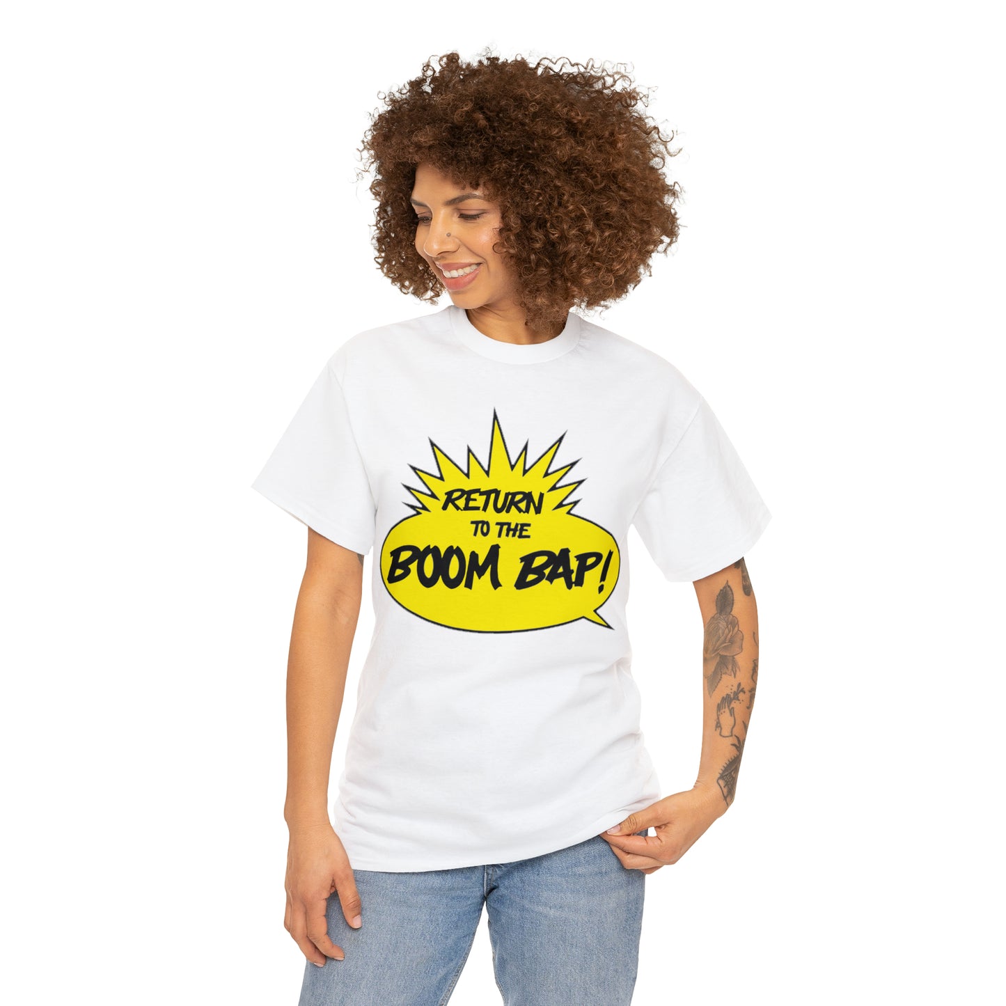 Return to the Boom Bap! Unisex Heavy Cotton Tee