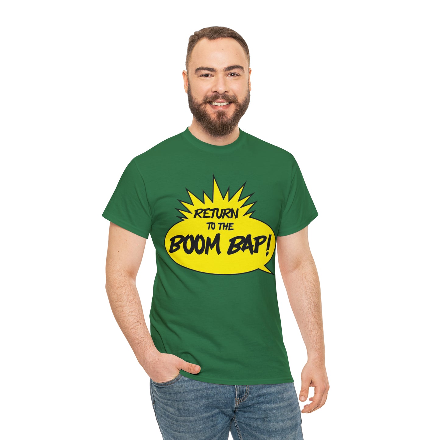 Return to the Boom Bap! Unisex Heavy Cotton Tee