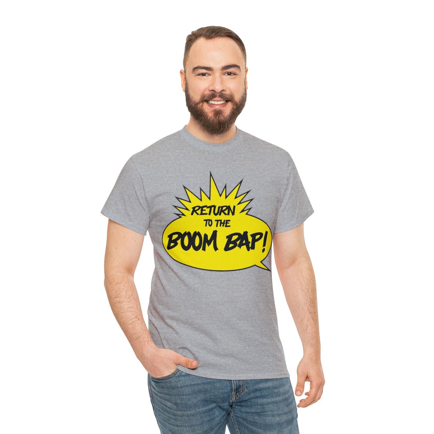 Return to the Boom Bap! Unisex Heavy Cotton Tee