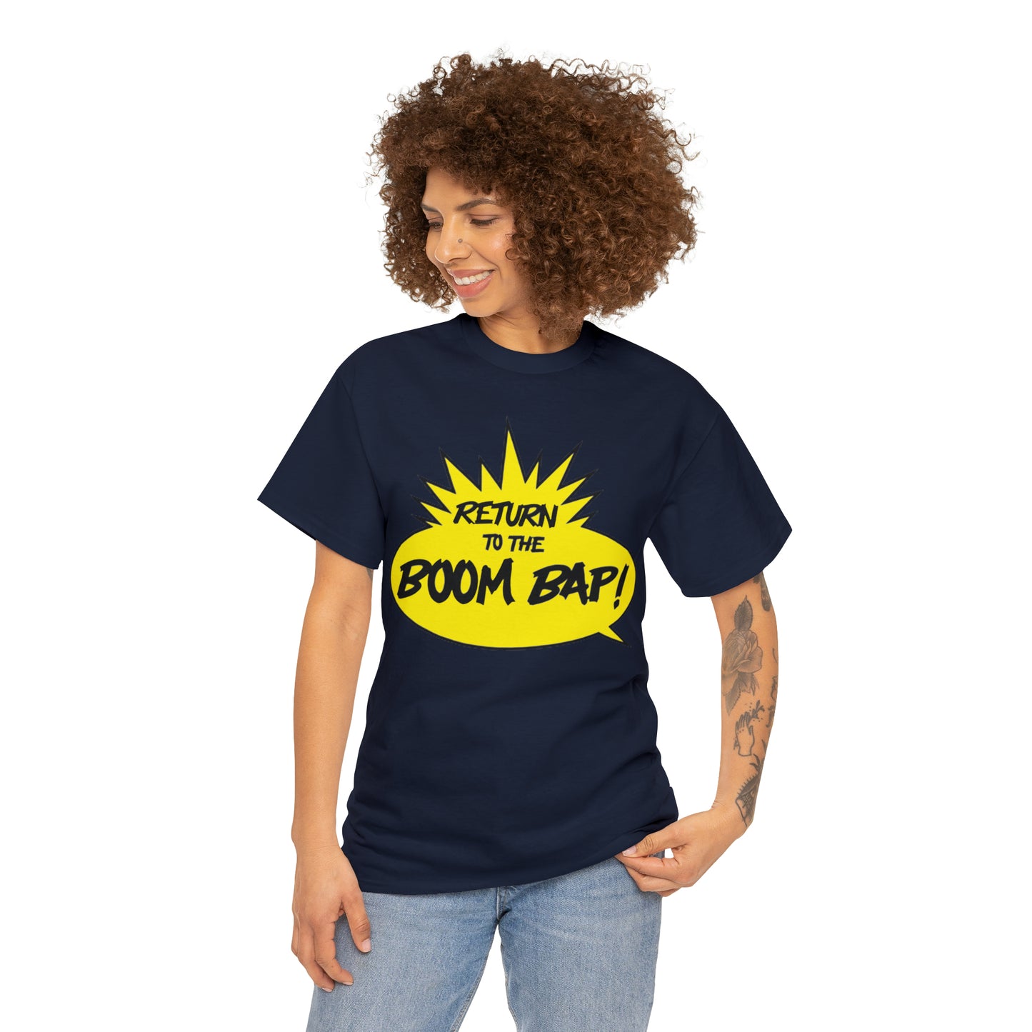 Return to the Boom Bap! Unisex Heavy Cotton Tee