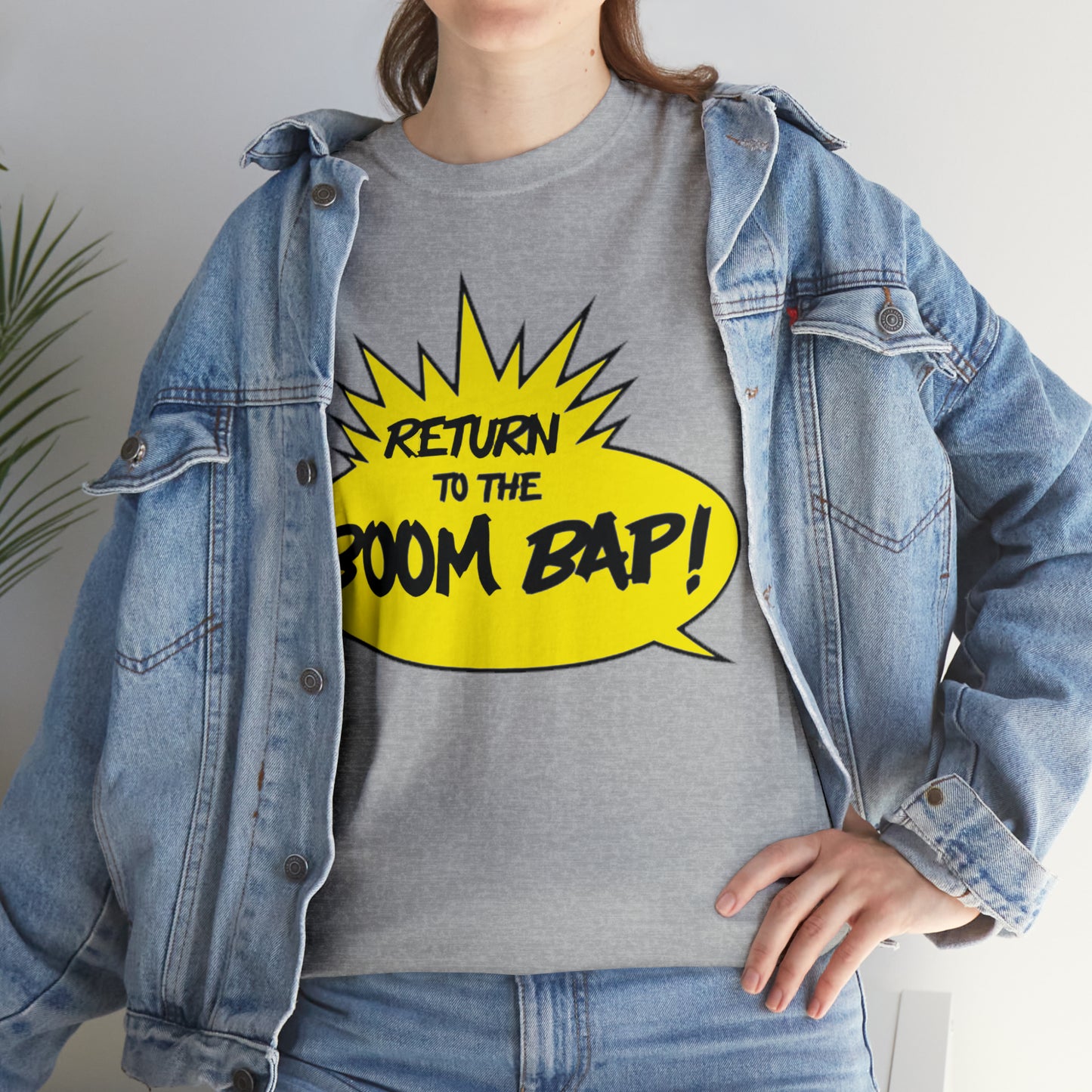 Return to the Boom Bap! Unisex Heavy Cotton Tee
