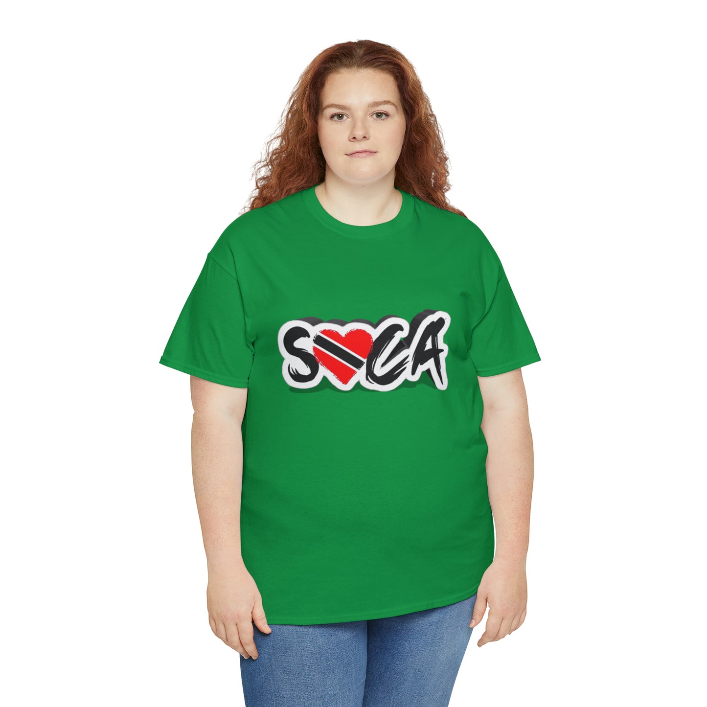 I Love Soca Trinidad Style Unisex Heavy Cotton Tee