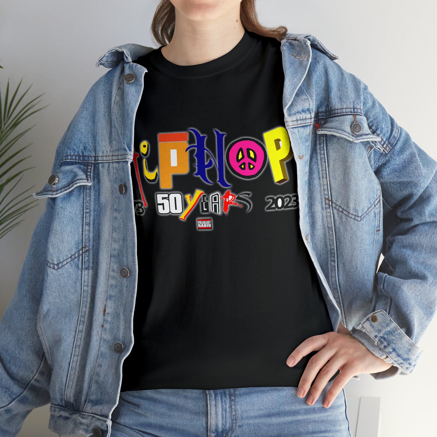 50 Years of Hip Hop Black Tee
