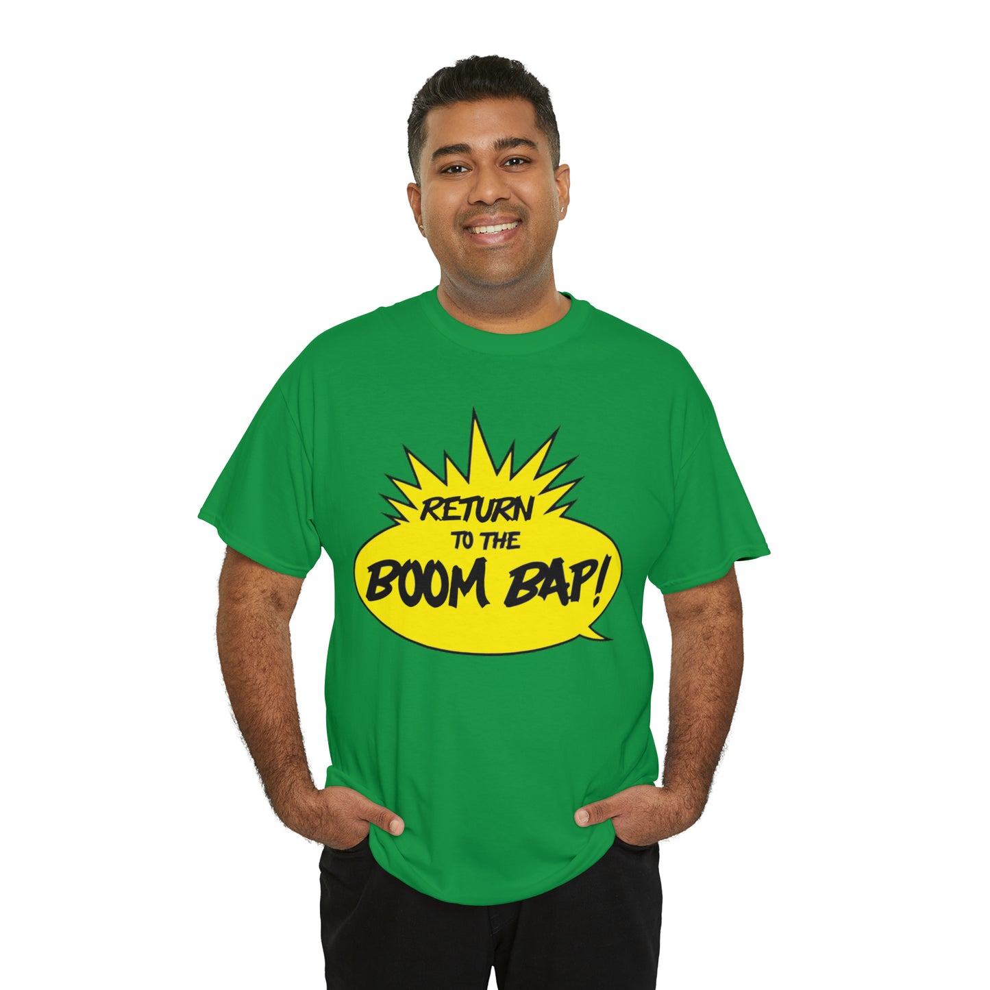 Return to the Boom Bap! Unisex Heavy Cotton Tee