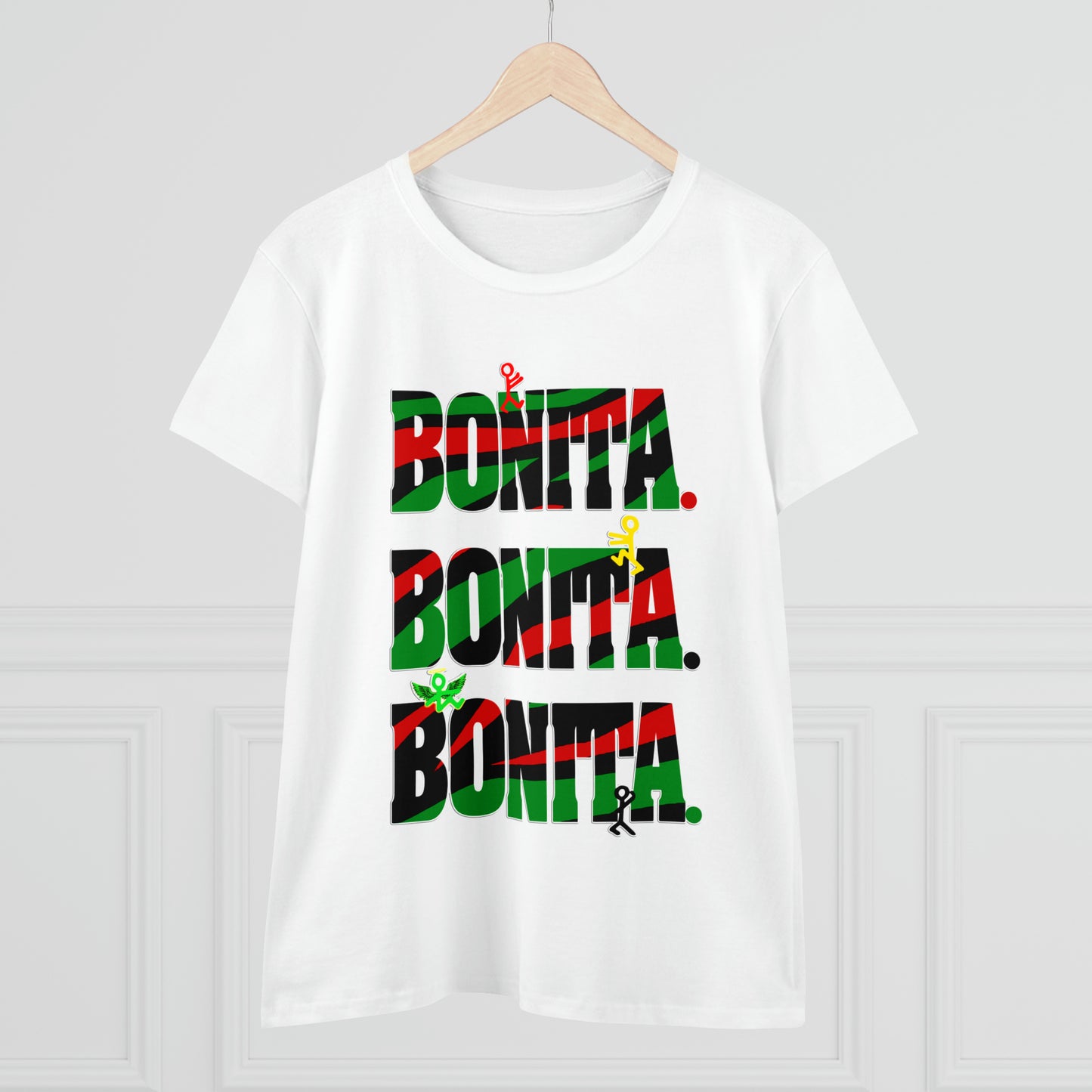 Bonita. Bonita. Bonita. Women's Midweight Cotton Tee