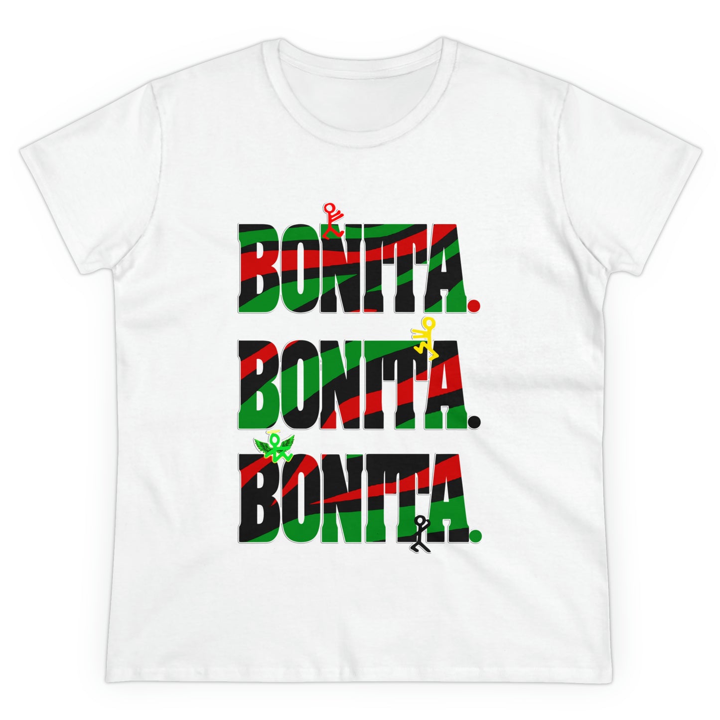 Bonita. Bonita. Bonita. Women's Midweight Cotton Tee
