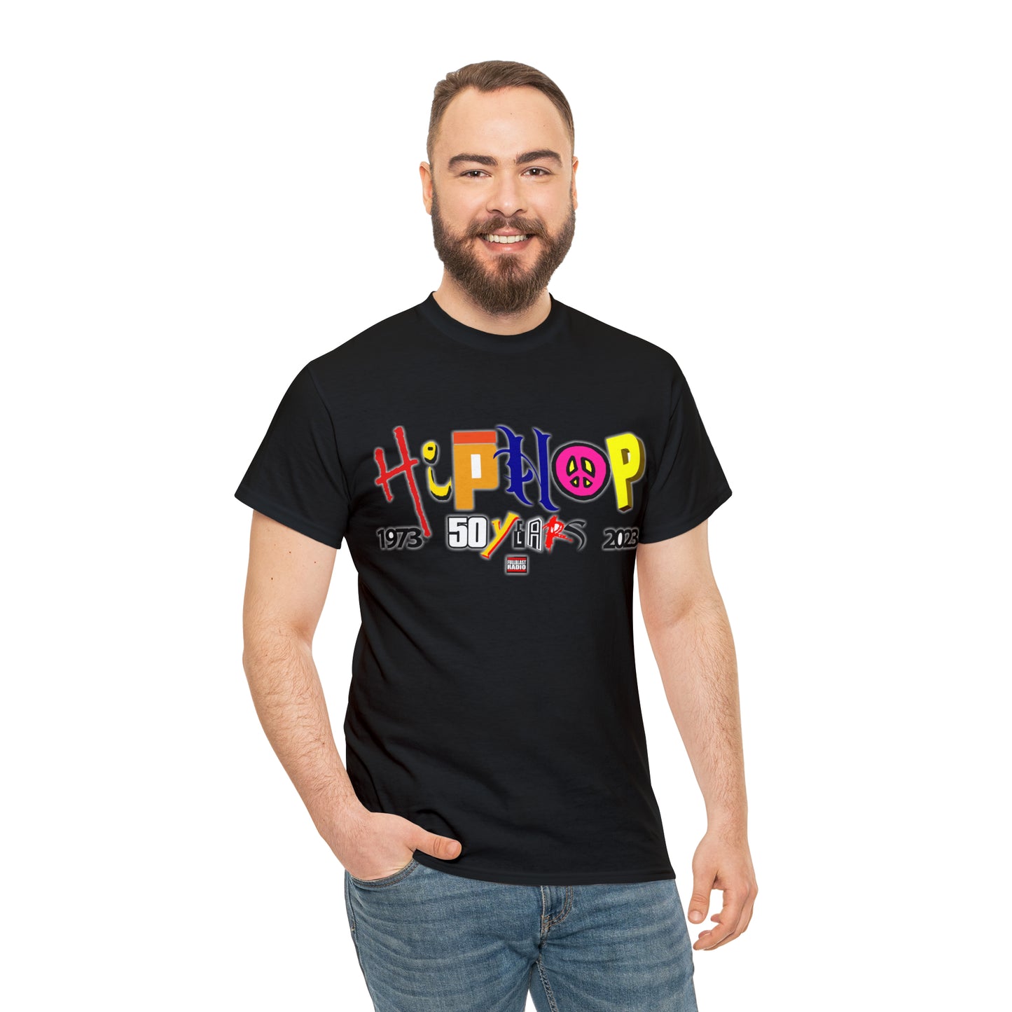 50 Years of Hip Hop Black Tee