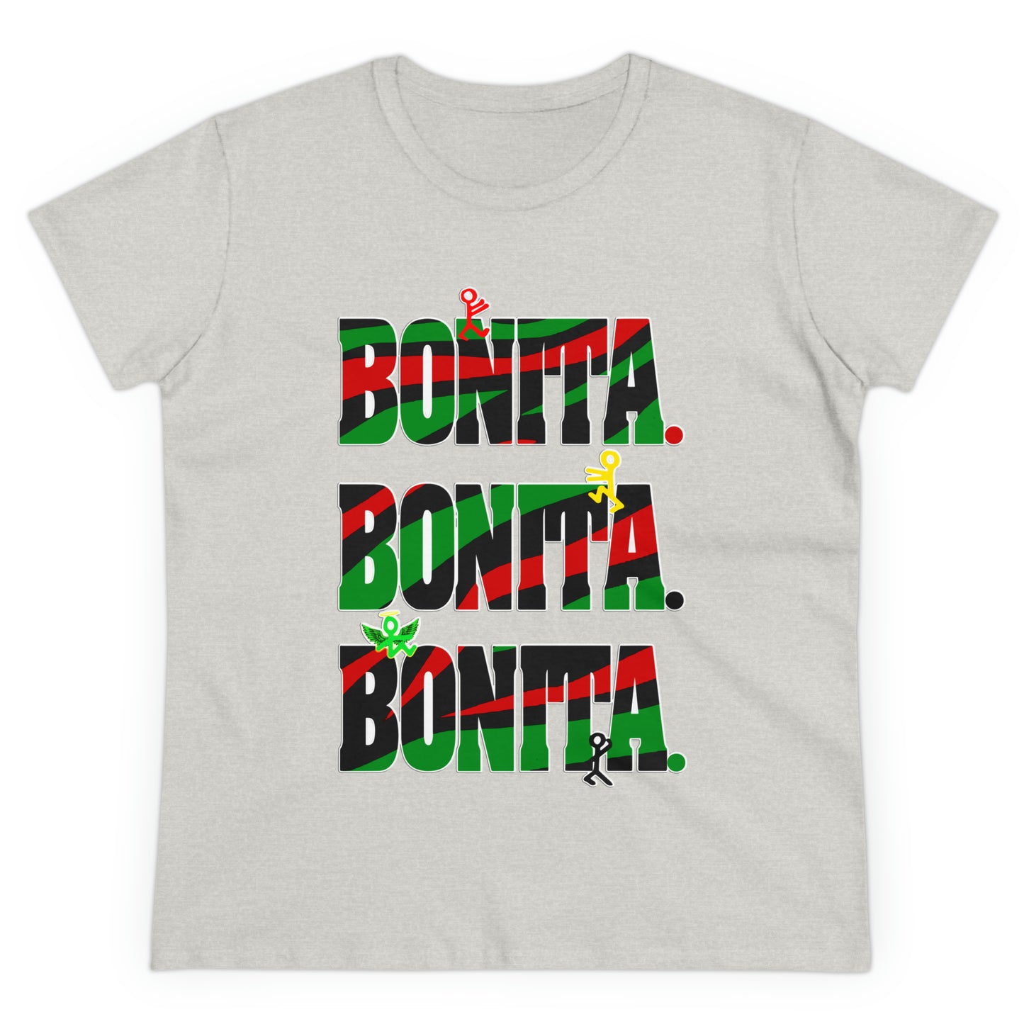 Bonita. Bonita. Bonita. Women's Midweight Cotton Tee