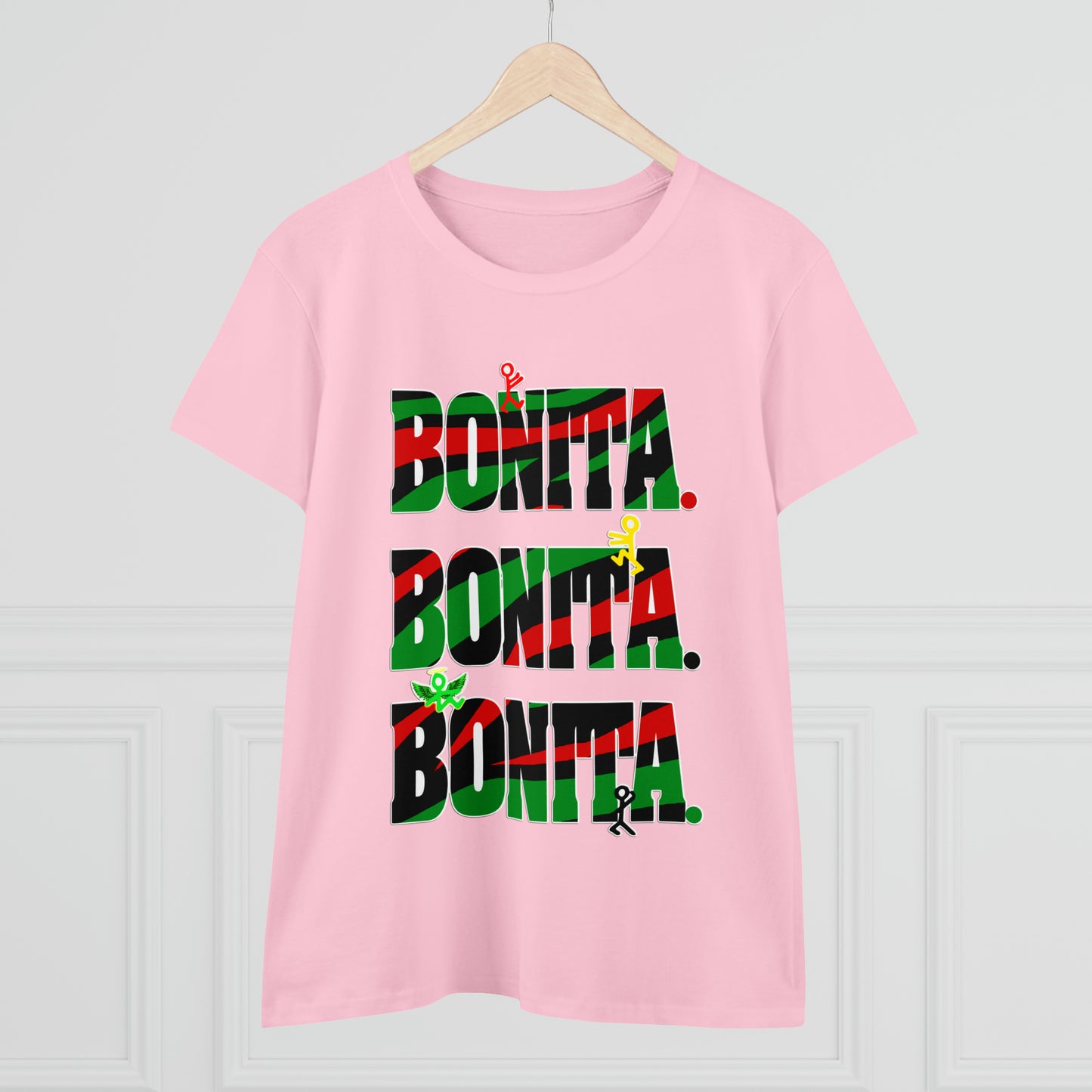 Bonita. Bonita. Bonita. Women's Midweight Cotton Tee