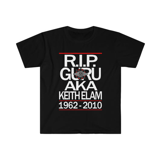 Gang Starr RIP GURU aka Keith Elam Tee