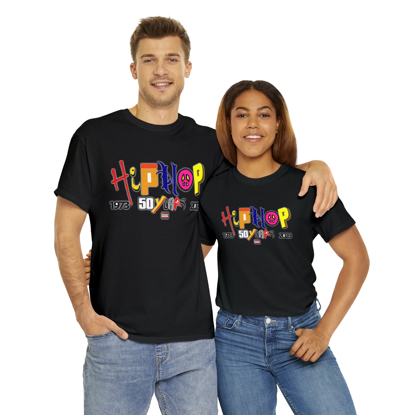 50 Years of Hip Hop Black Tee