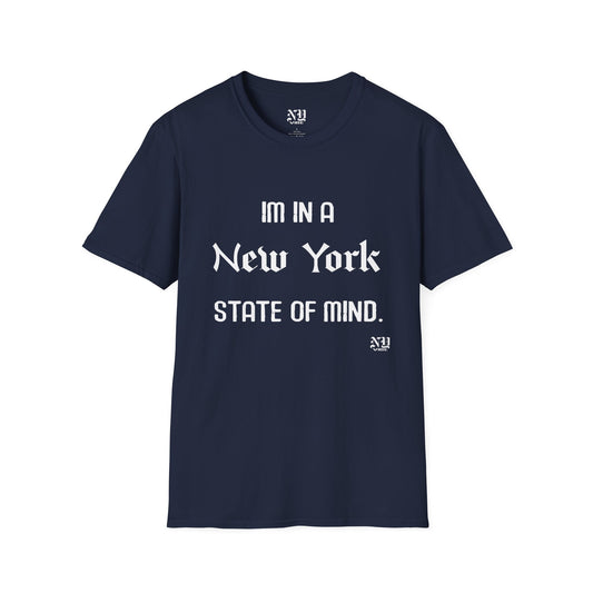 New York State of a Yankee's Mind Unisex Softstyle T-Shirt