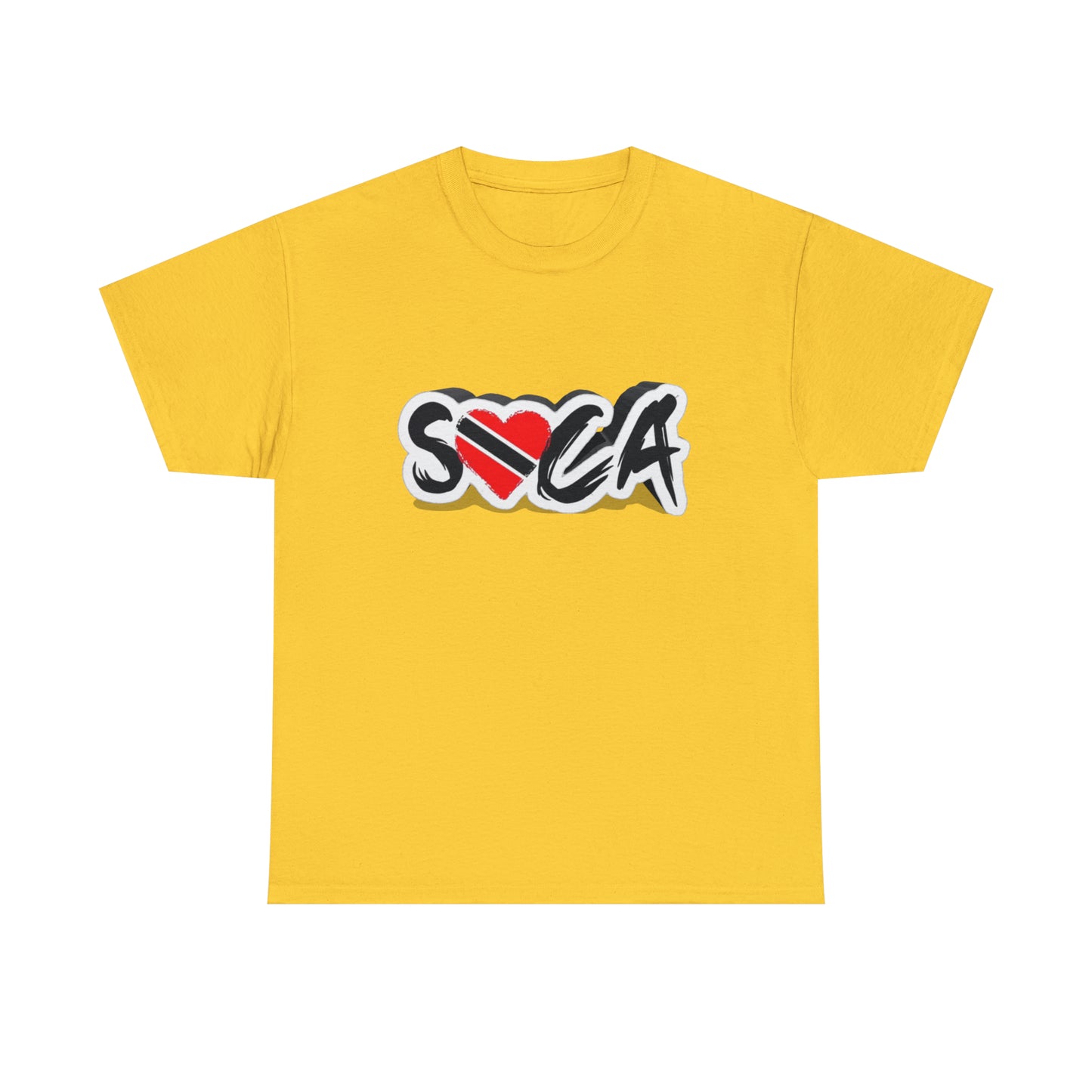 I Love Soca Trinidad Style Unisex Heavy Cotton Tee