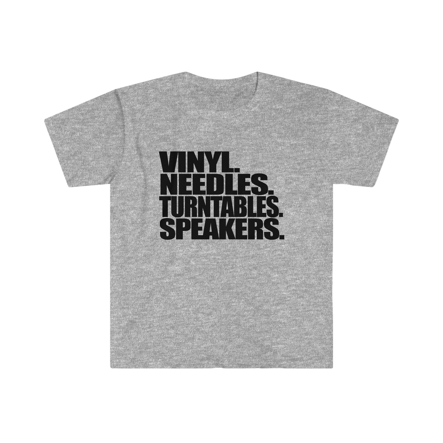 Vinyl. Needles. Turntables. Speakers.