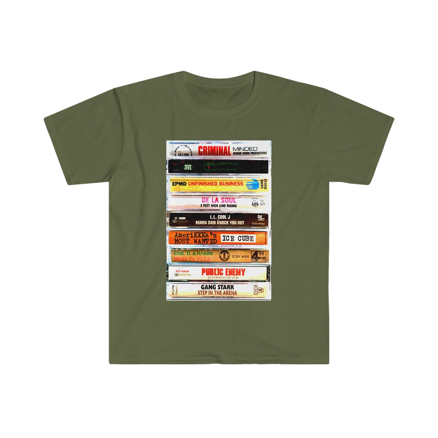 Old School Hip Hop Cassette T-Shirt - A Nostalgic Tribute to Hip Hop's Golden Era!