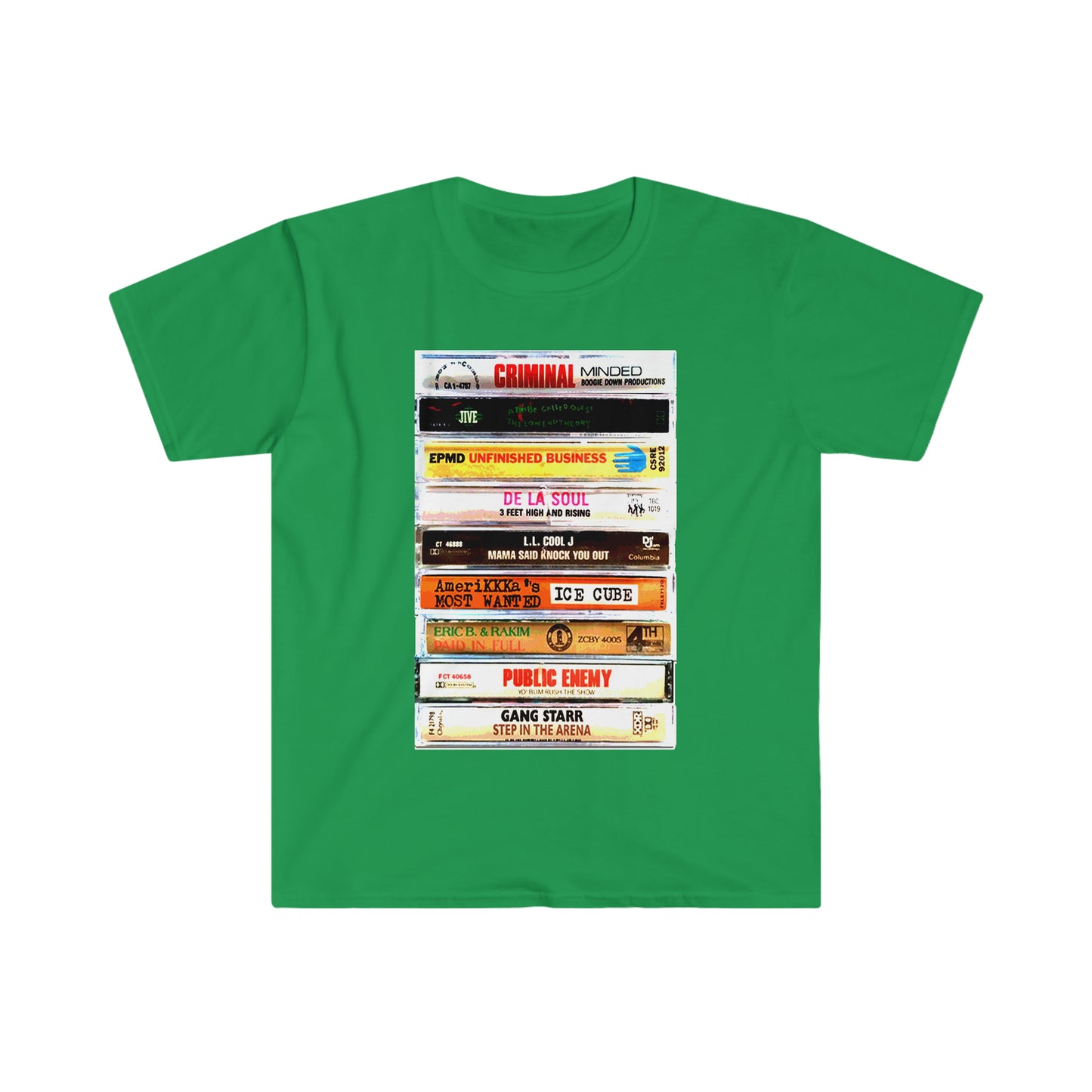 Old School Hip Hop Cassette T-Shirt - A Nostalgic Tribute to Hip Hop's Golden Era!