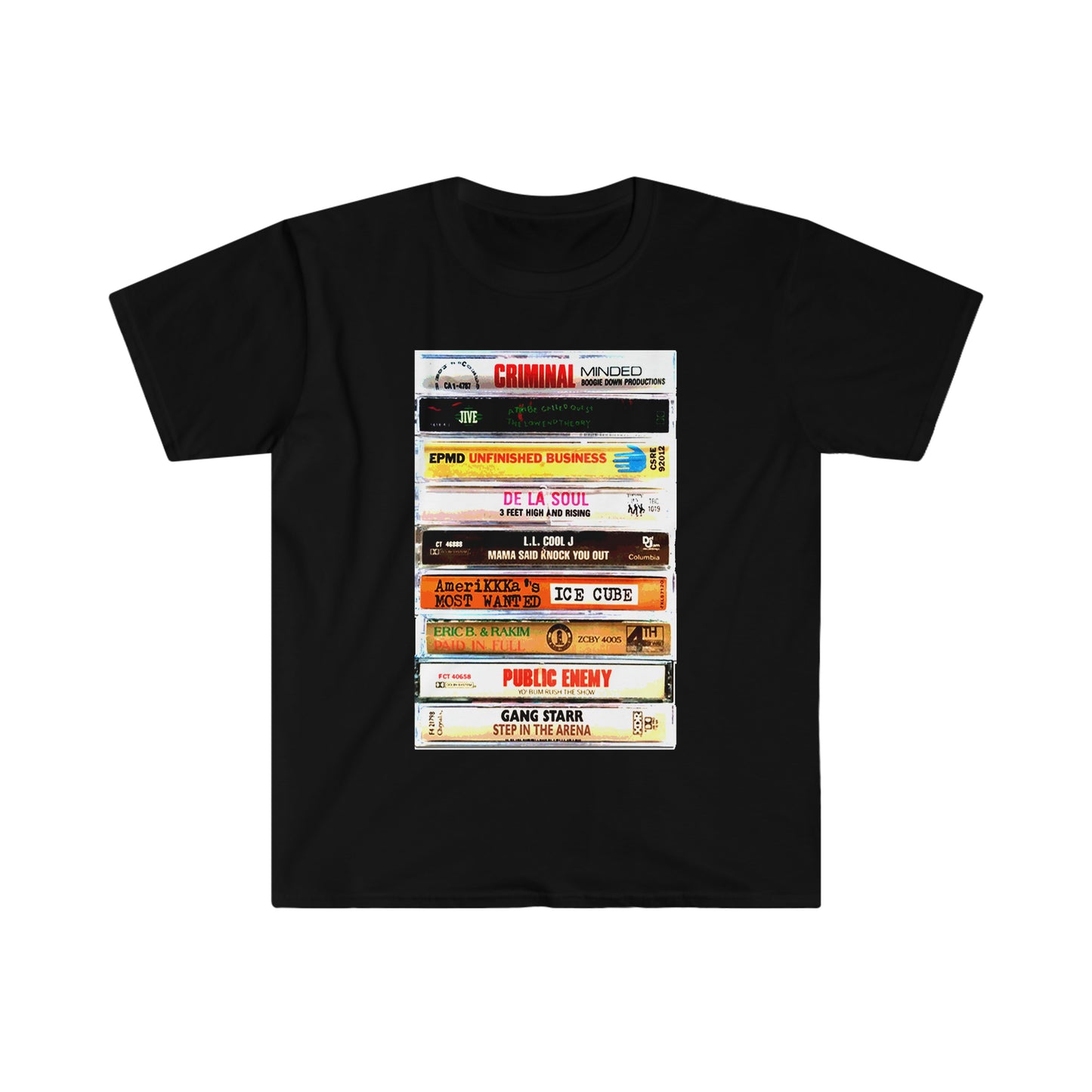 Old School Hip Hop Cassette T-Shirt - A Nostalgic Tribute to Hip Hop's Golden Era!