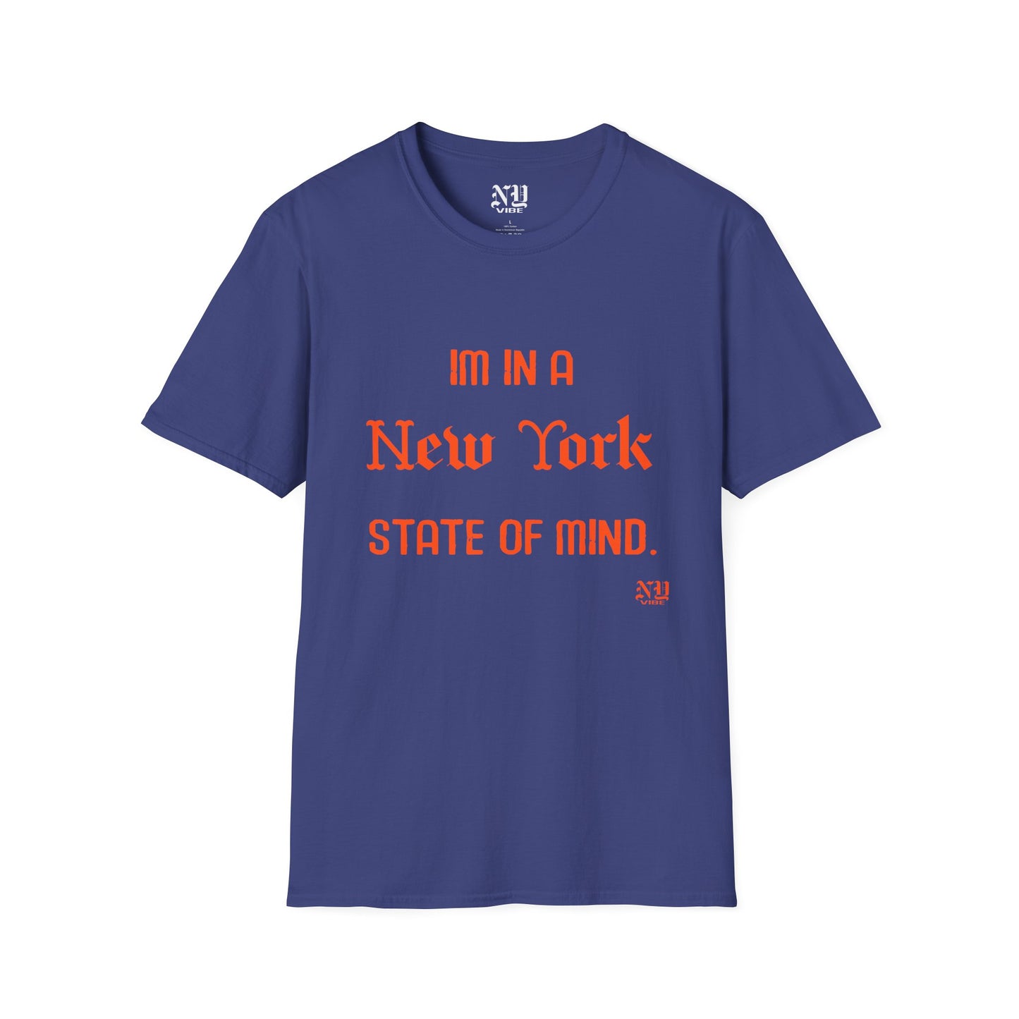 New York State of a Mets Mind Unisex Softstyle T-Shirt