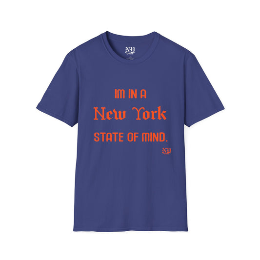New York State of a Mets Mind Unisex Softstyle T-Shirt