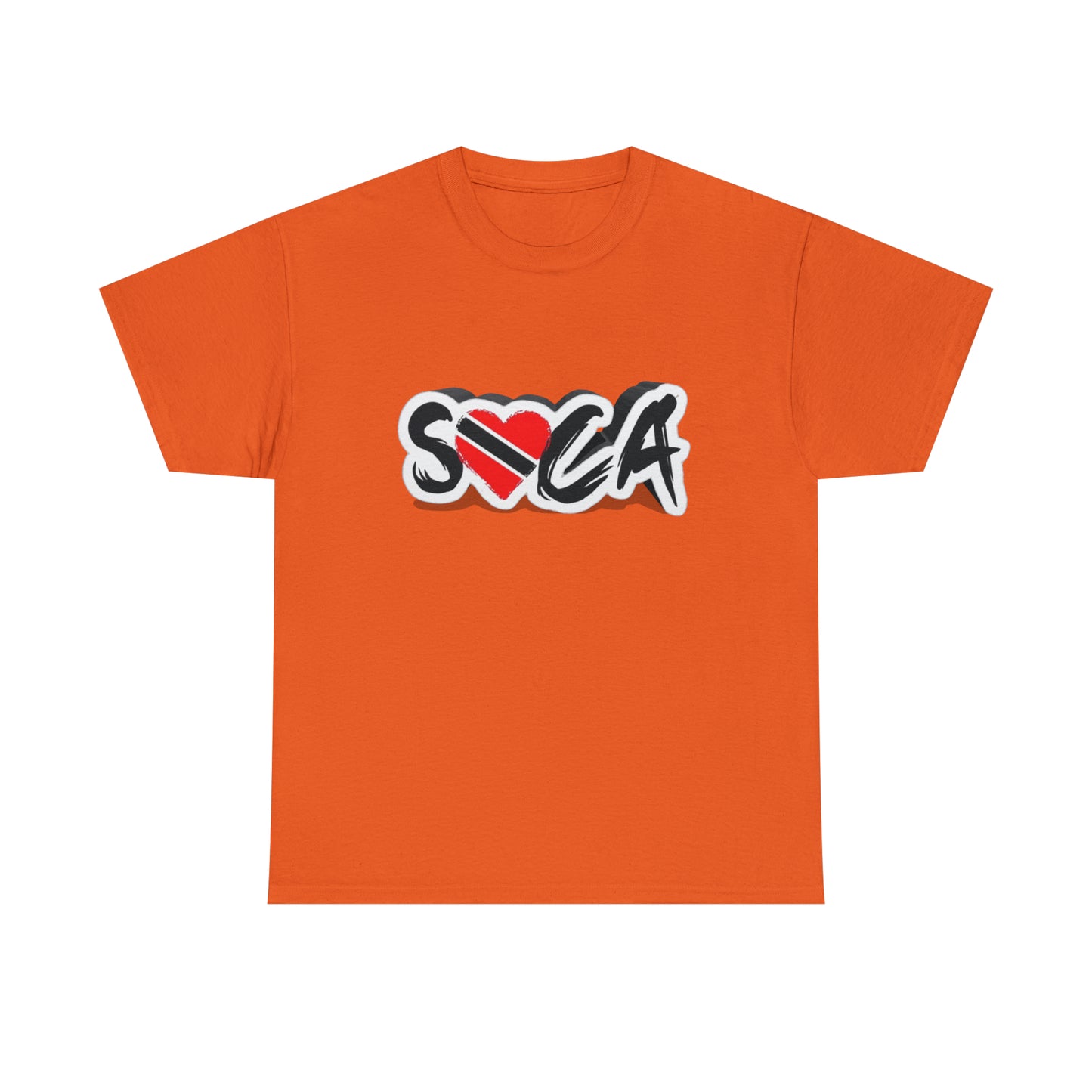 I Love Soca Trinidad Style Unisex Heavy Cotton Tee