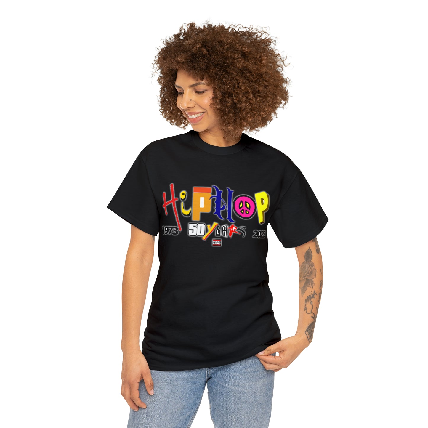 50 Years of Hip Hop Black Tee