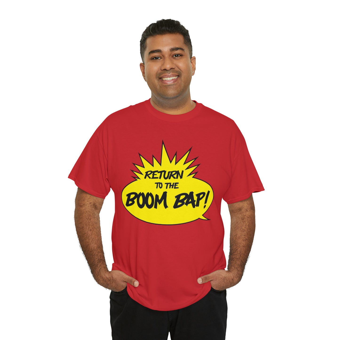 Return to the Boom Bap! Unisex Heavy Cotton Tee
