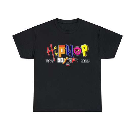 50 Years of Hip Hop Black Tee