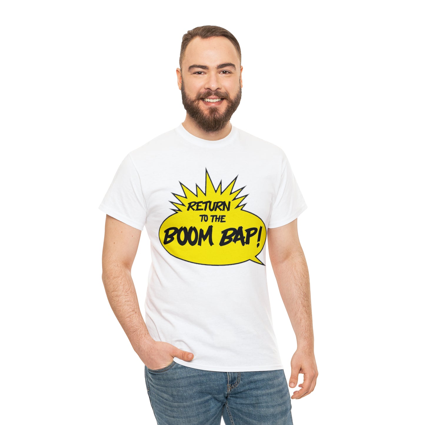 Return to the Boom Bap! Unisex Heavy Cotton Tee