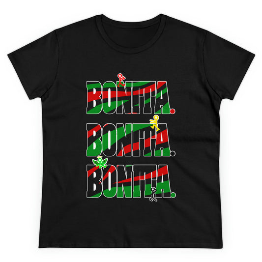 Bonita. Bonita. Bonita. Women's Midweight Cotton Tee