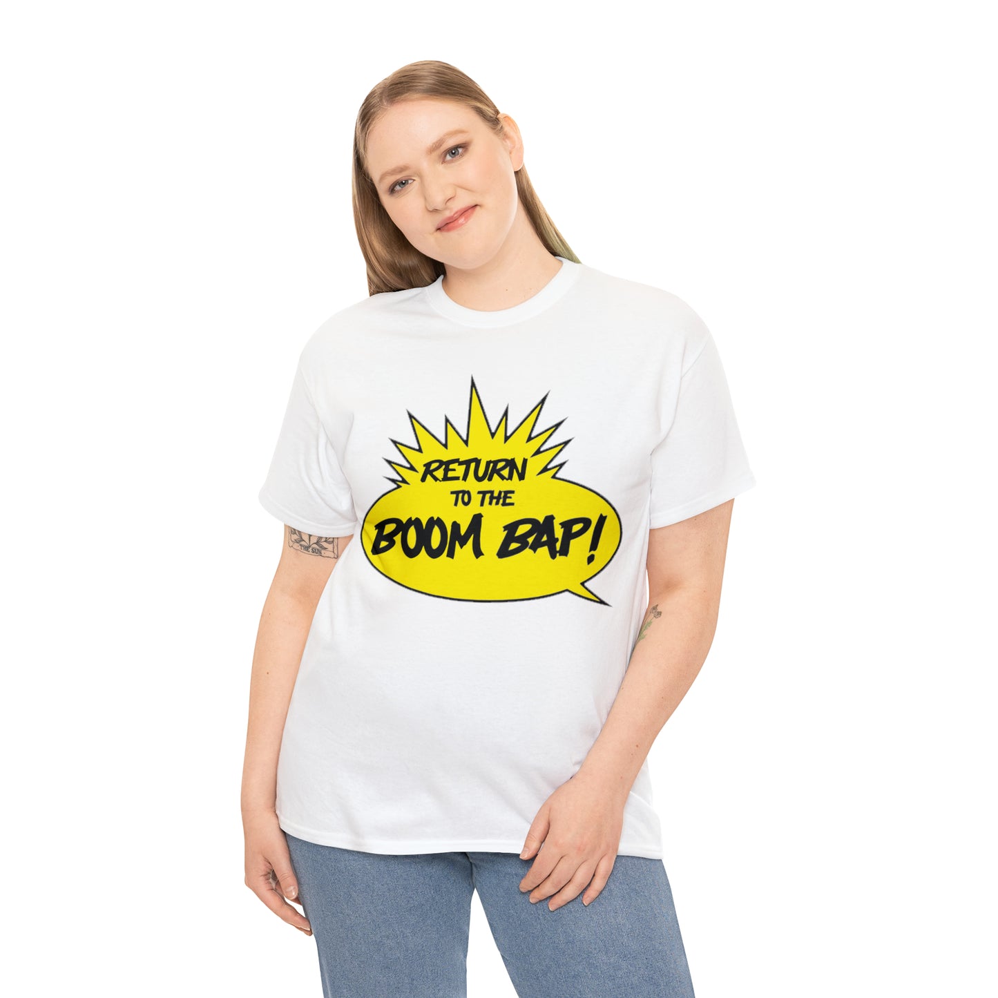 Return to the Boom Bap! Unisex Heavy Cotton Tee