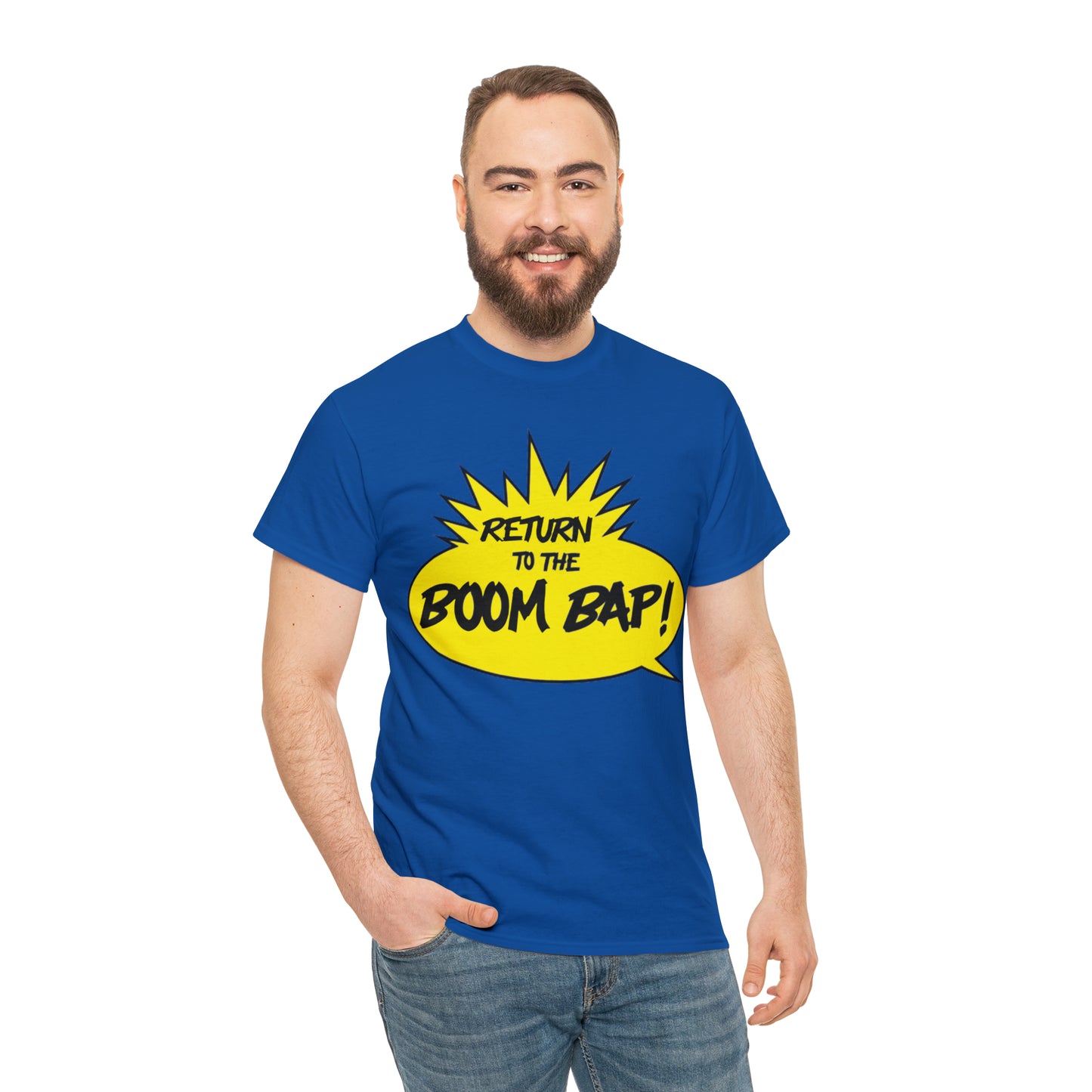 Return to the Boom Bap! Unisex Heavy Cotton Tee