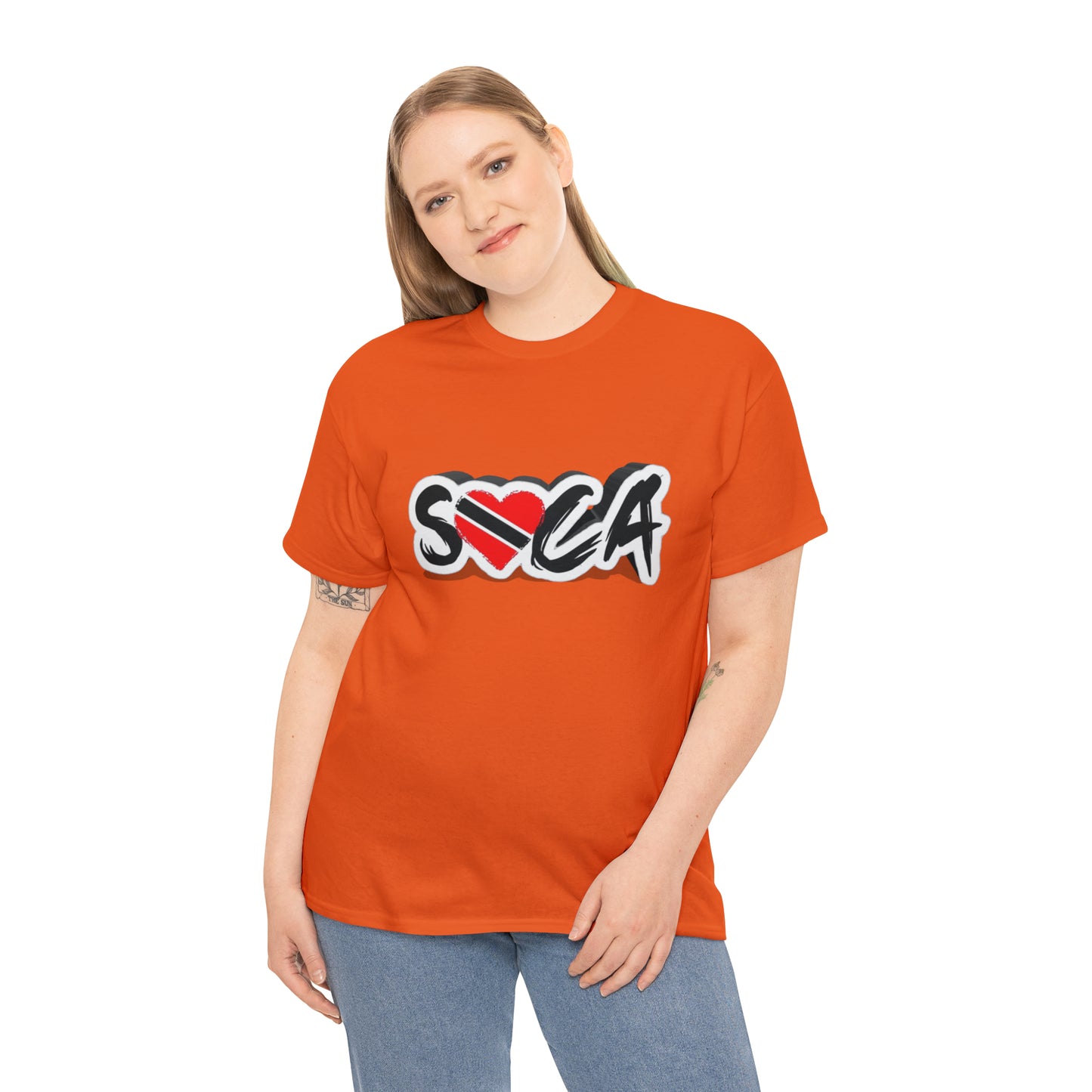 I Love Soca Trinidad Style Unisex Heavy Cotton Tee