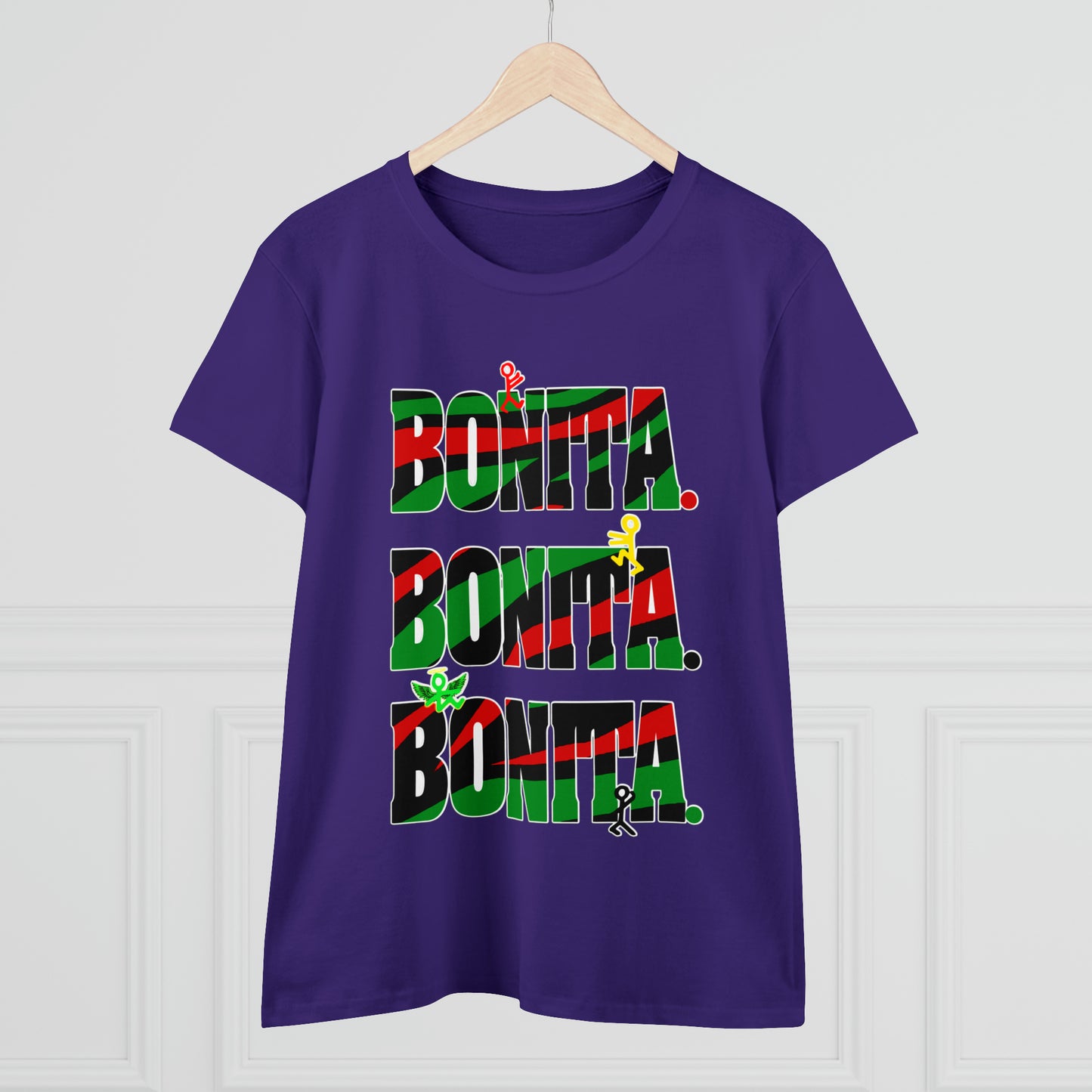 Bonita. Bonita. Bonita. Women's Midweight Cotton Tee
