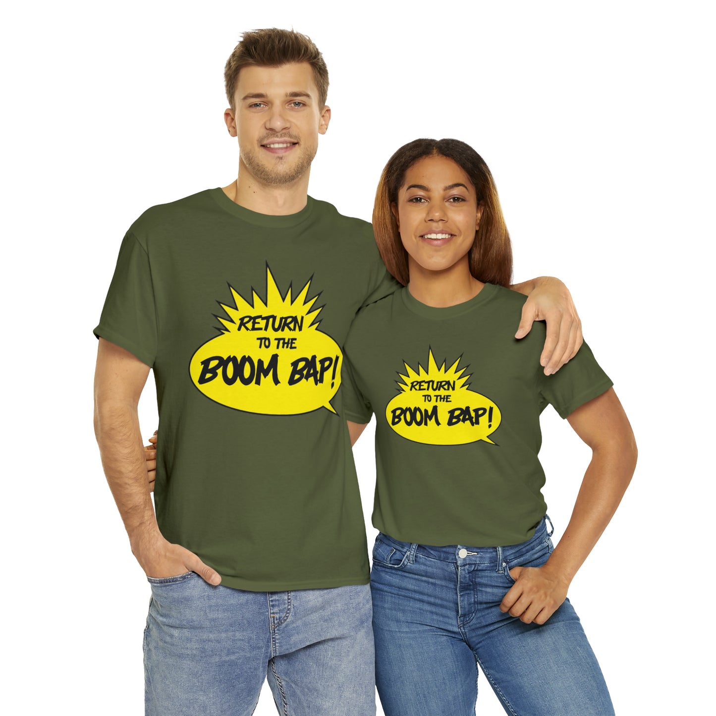 Return to the Boom Bap! Unisex Heavy Cotton Tee