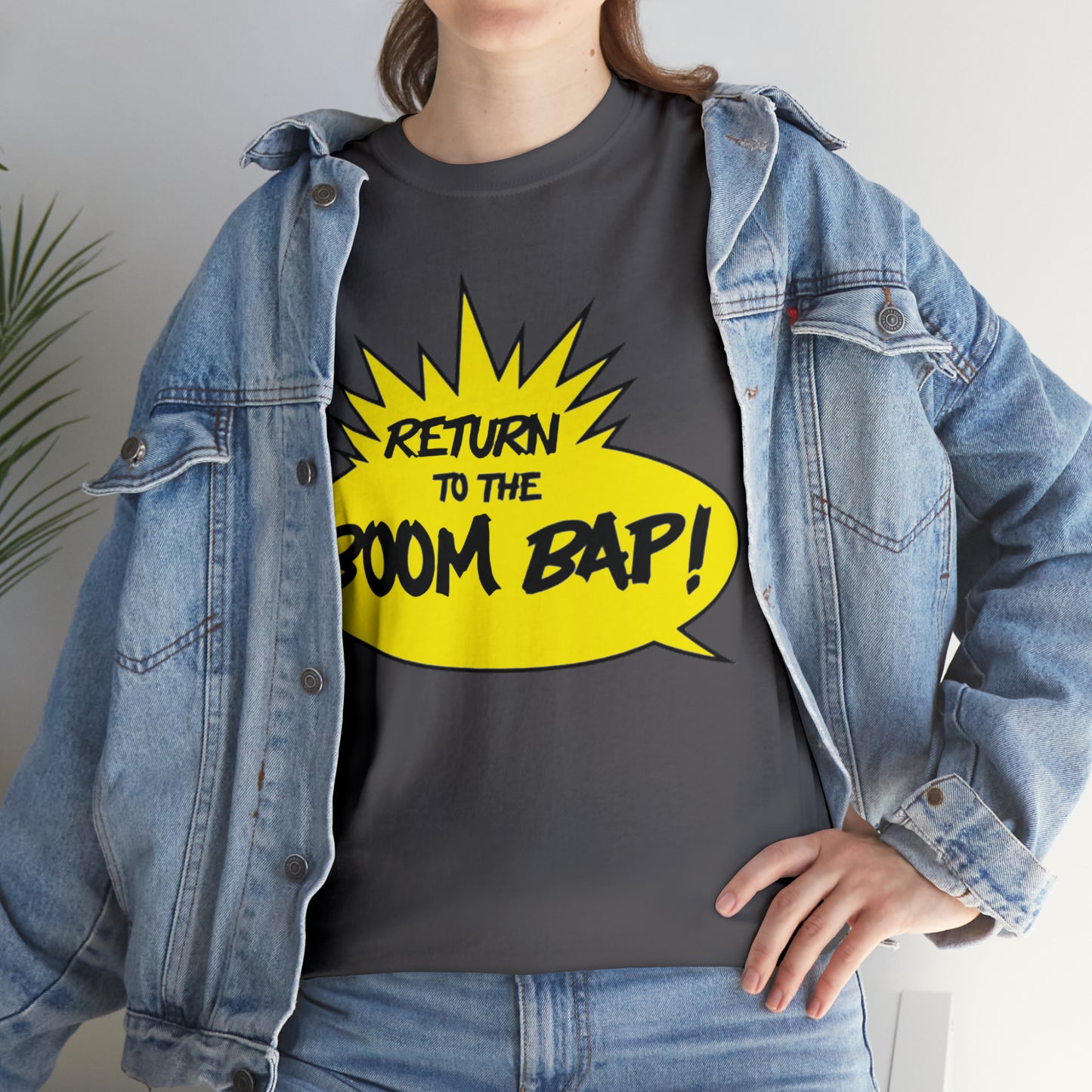 Return to the Boom Bap! Unisex Heavy Cotton Tee