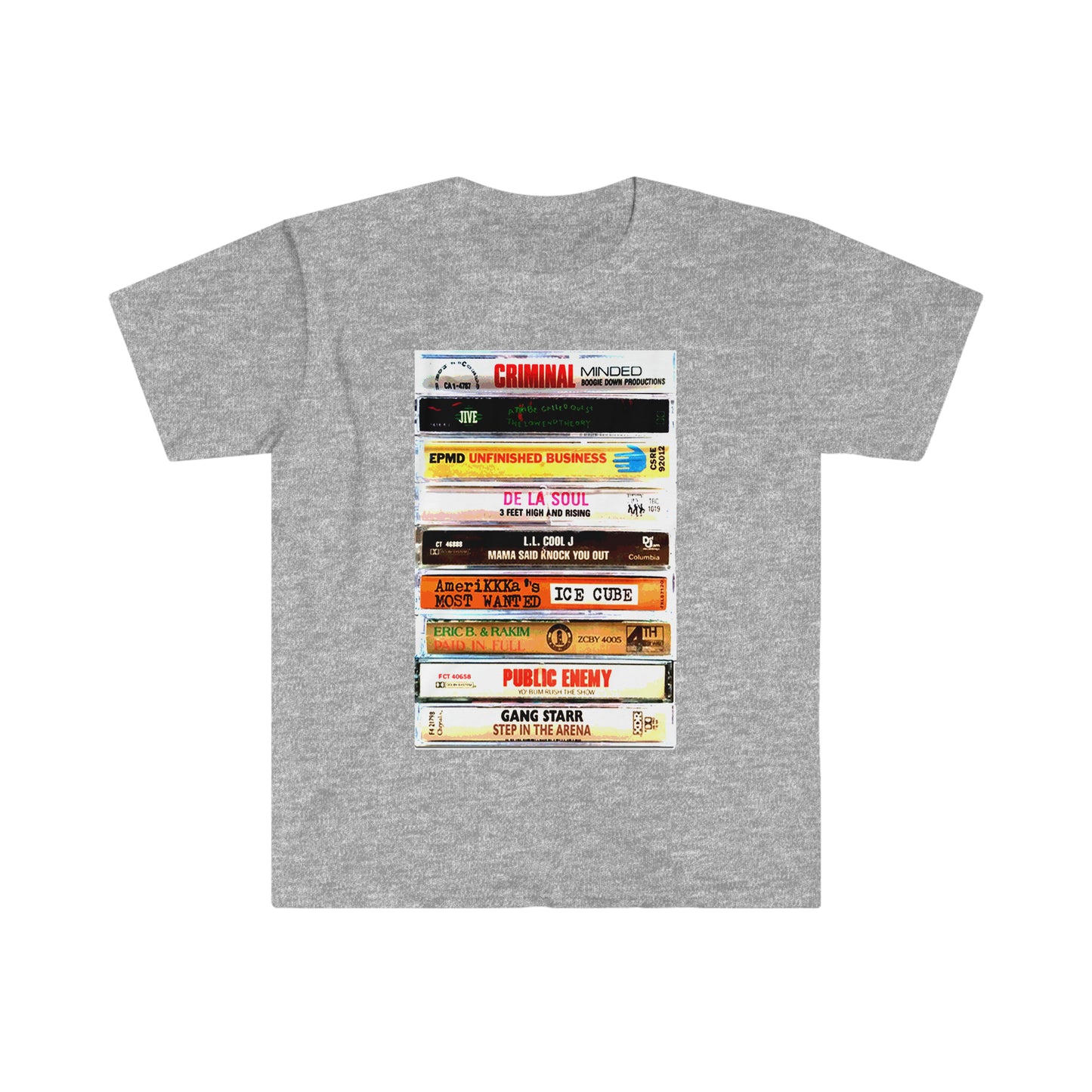 Old School Hip Hop Cassette T-Shirt - A Nostalgic Tribute to Hip Hop's Golden Era!