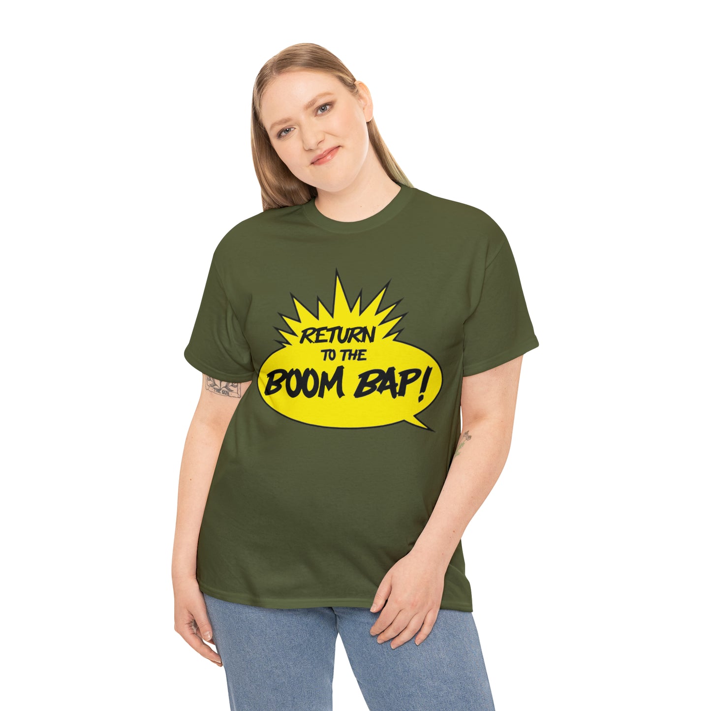 Return to the Boom Bap! Unisex Heavy Cotton Tee