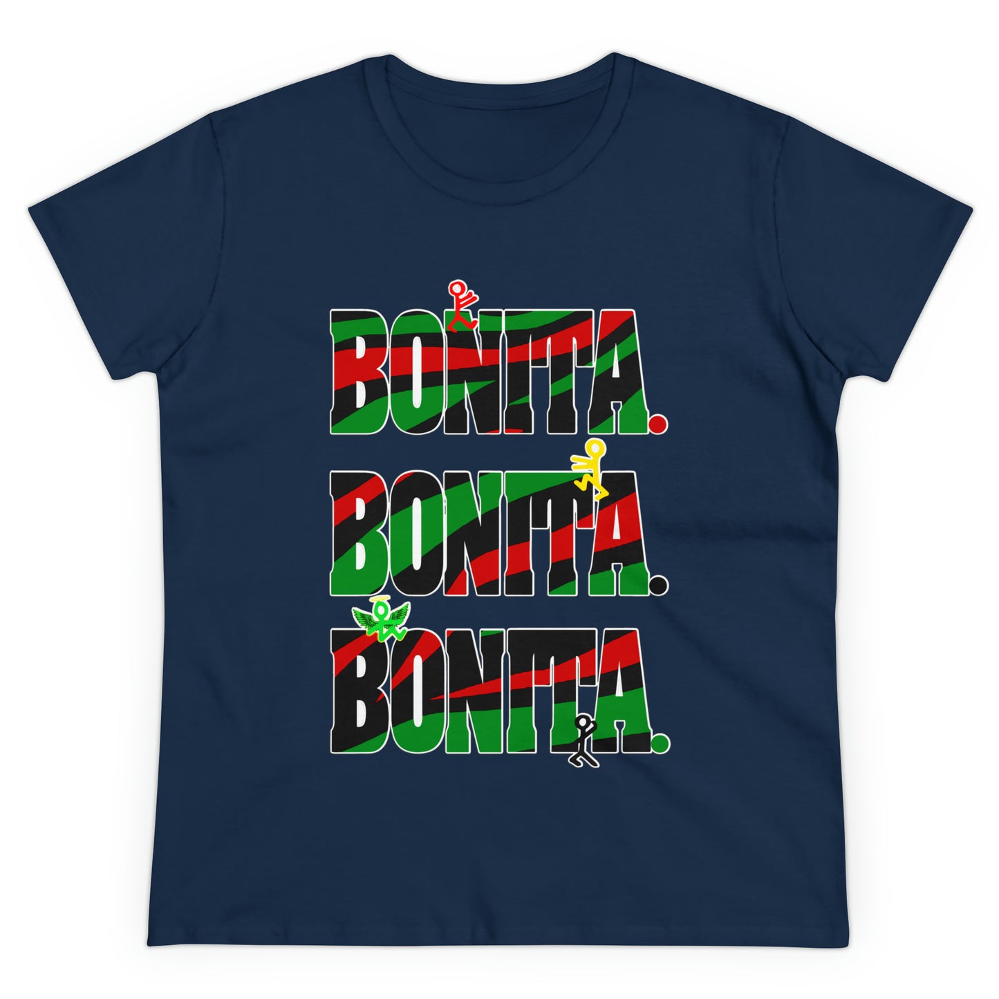 Bonita. Bonita. Bonita. Women's Midweight Cotton Tee